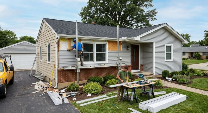 Damaged Siding Replacement