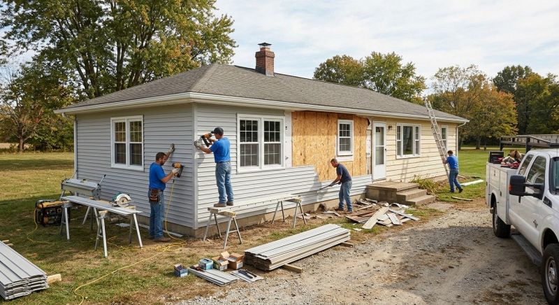 Vinyl Siding Installation in Connersville, IN