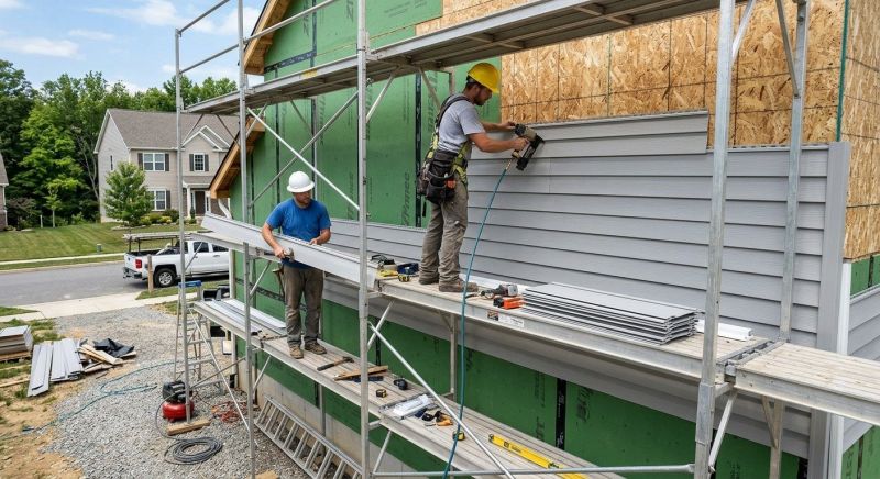 Vinyl Siding Installation in New Castle, IN